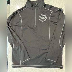 Men’s Golf Quarter Zip Q-Zip Pullover Size Large Royal Rhino Club
